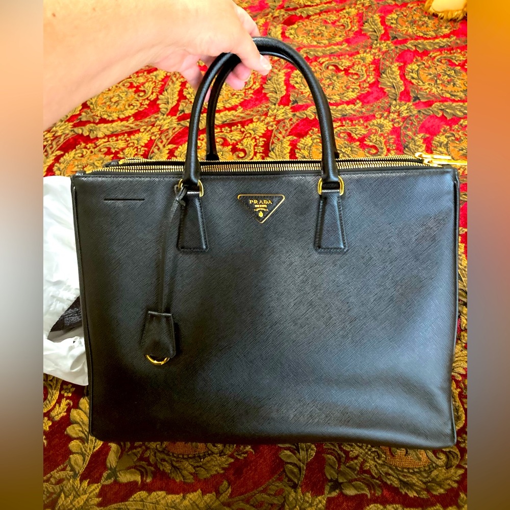 Large Prada Galleria Saffiano leather bag l